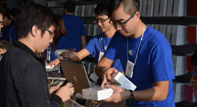 Apple Çin'de kaybetti