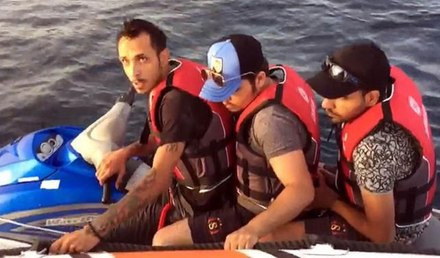Jet-ski ile Yunanistan'a kaçmak isterken yakalandılar