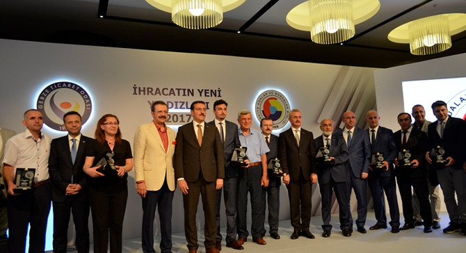 İhracatın yeni yıldızları ödüllerine kavuştu