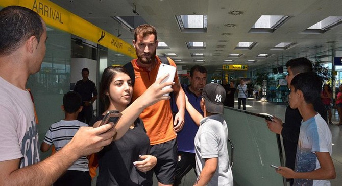 Galatasaray kafilesi Graz'da