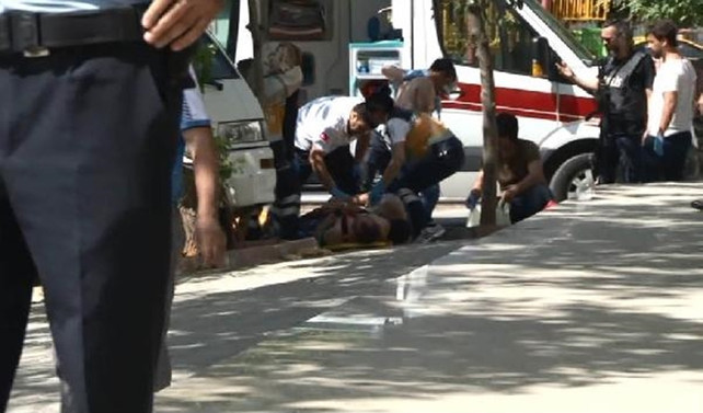 Soyguncular polise ateş açtı
