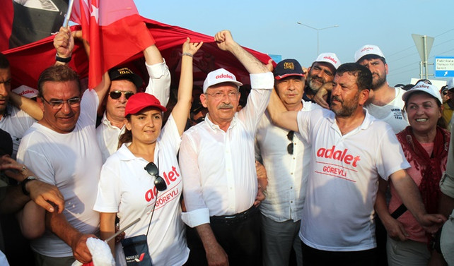 Yürüyüşün 19. günü tamamlandı