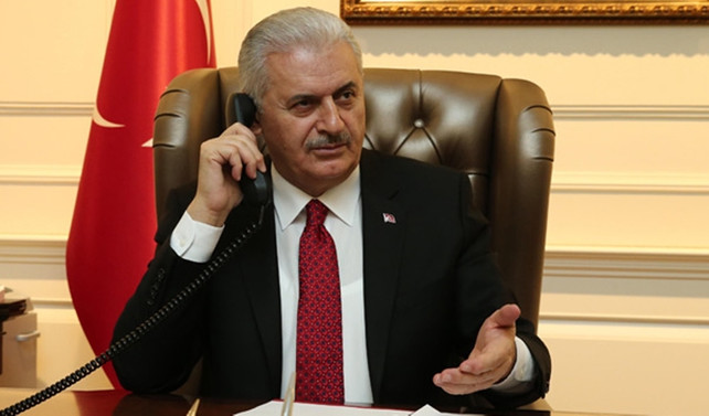 Yıldırım'dan Büyükerşen'e geçmiş olsun telefonu