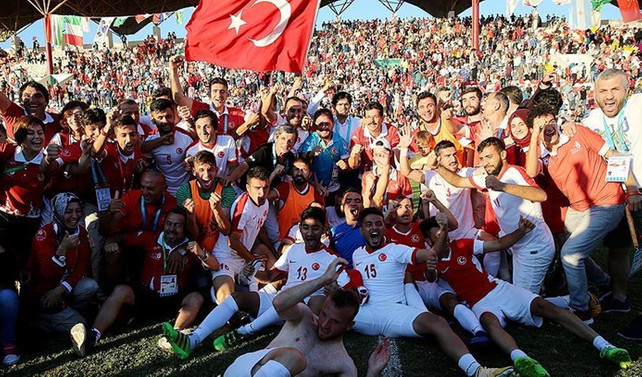 İşitme Engelli Milli Futbol takımı şampiyon