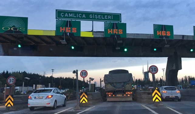 Çamlıca gişelerinde serbest geçiş çalışmaları başlıyor