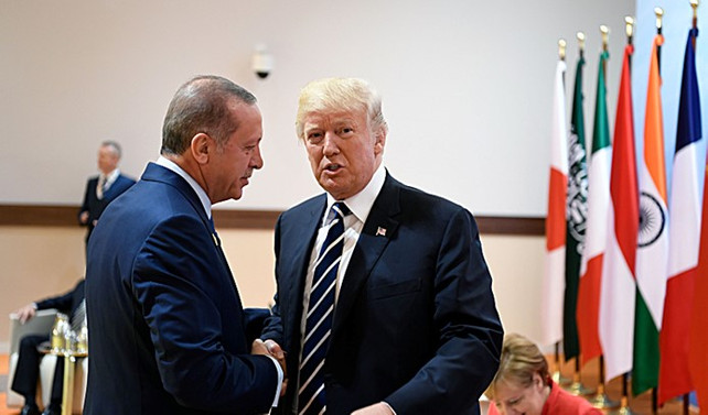 Erdoğan, Trump ile görüştü