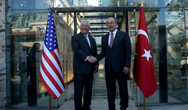 Çavuşoğlu, Tillerson ile görüştü