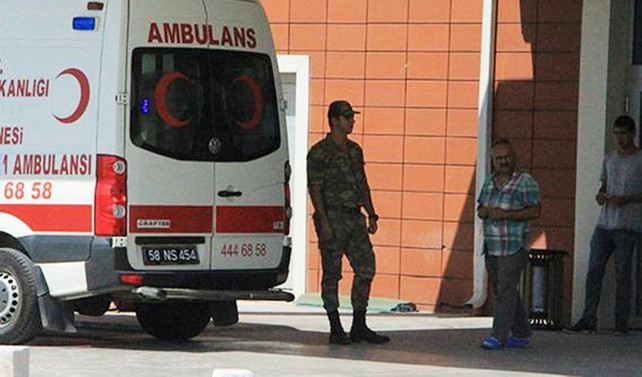 Sivas'ta askerler hastanelik oldu