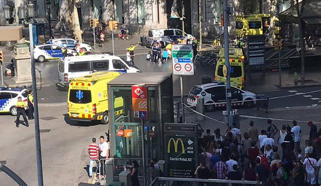Barselona'da terör saldırısı: 13 ölü