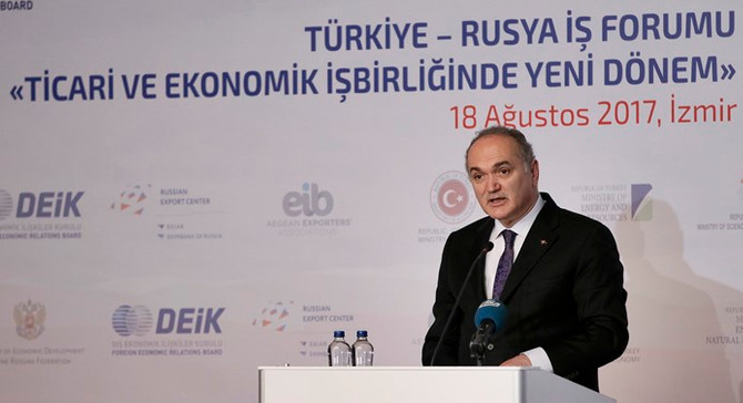 Özlü: Rusya ile dış ticaret hacmi hedefi 100 milyar dolar