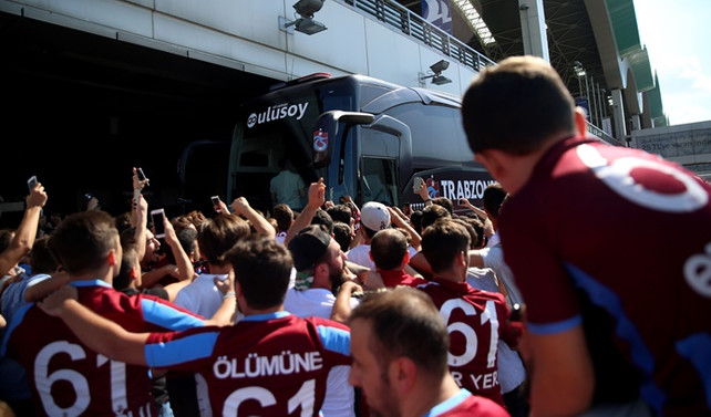 Trabzonspor, İstanbul'a geldi