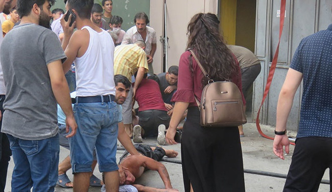 Sanayi sitesinde yangın: 1 ölü