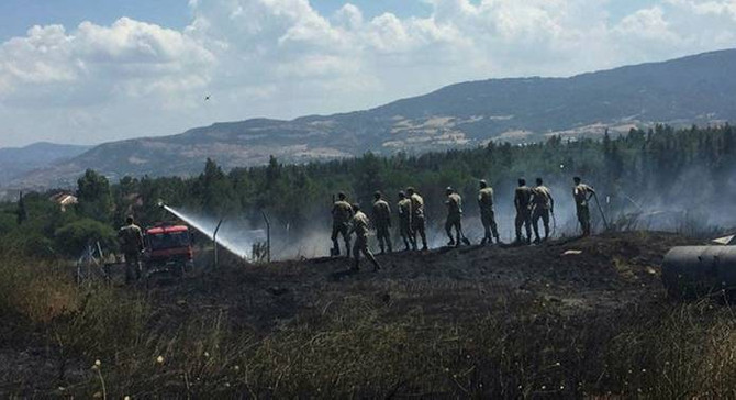 Çanakkale'de orman yangını