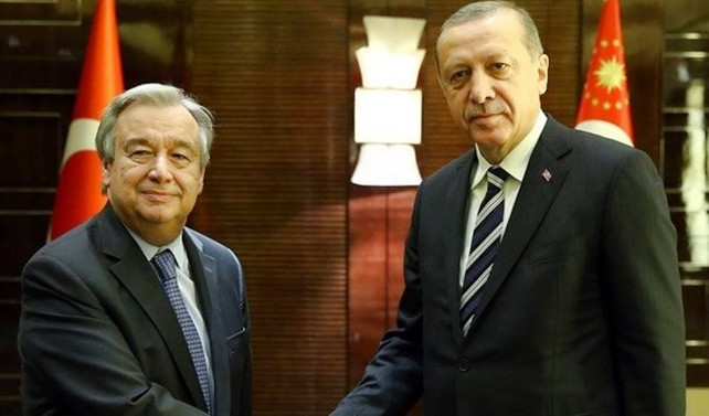 Erdoğan'dan Guterres'e Myanmar telefonu