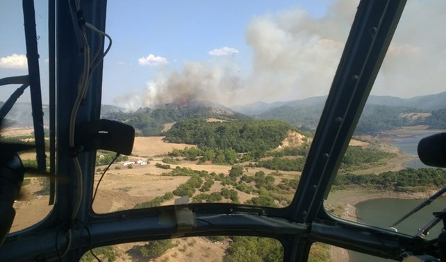 Çanakkale'de orman yangını
