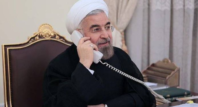 Erdoğan, Ruhani ile telefonda görüştü