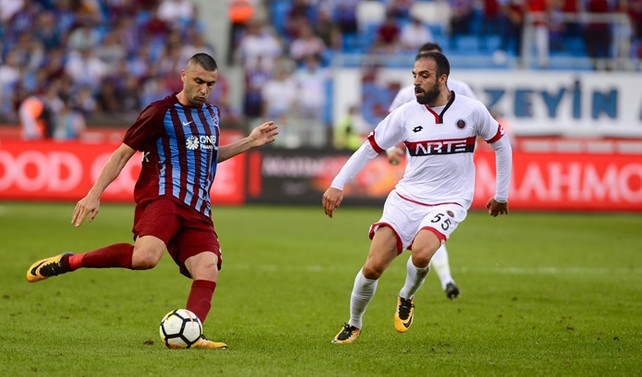Trabzonspor evinde kazandı