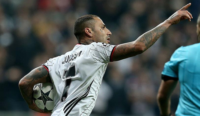 Beşiktaş'ın Avrupa'daki golcüsü Quaresma