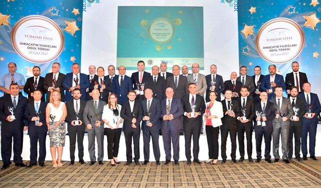 Çelik ihracının yıldızları ödüllendirildi