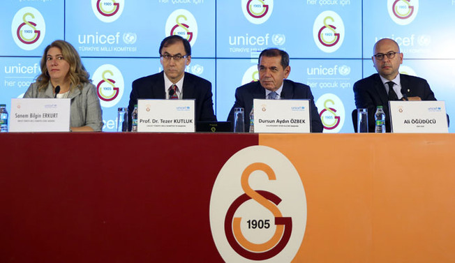 Galatasaray ile UNICEF'ten iş birliği