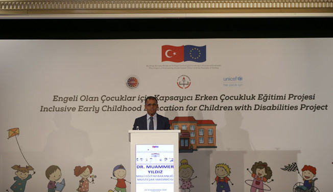 MEB ve UNICEF'ten engelli çocuklar için eğitim projesi