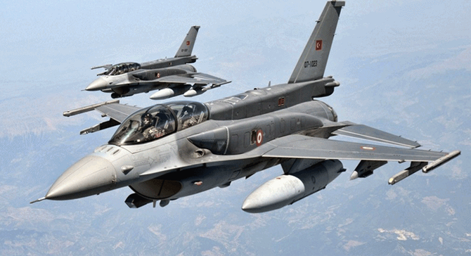 Irak'ın kuzeyine hava harekatı düzenlendi