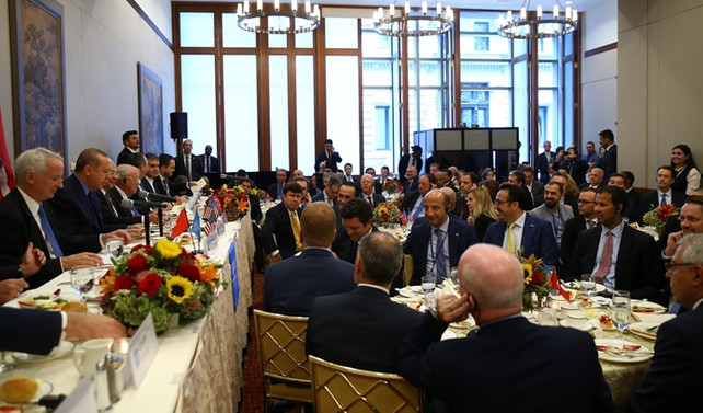 Cumhurbaşkanı Erdoğan, ABD'li yatırımcılarla buluştu