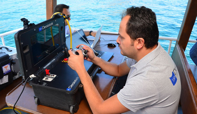 Adalar'ın elektriği Denizaltı robotuna emanet