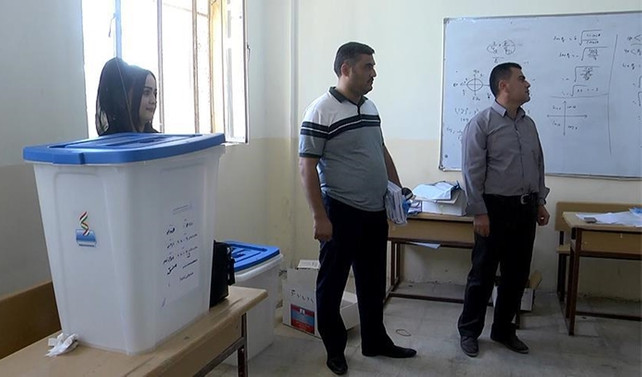 IKBY'deki referandum için sandıklar kuruldu