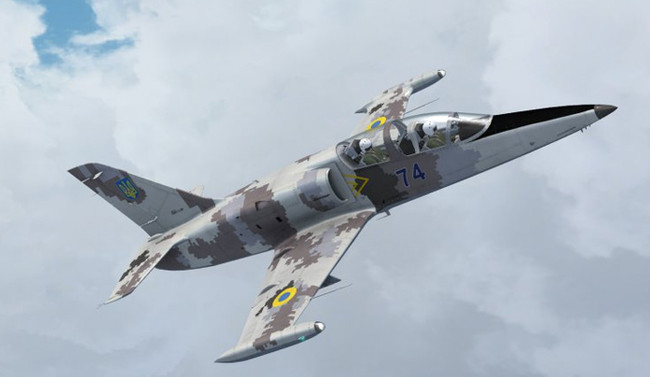 Ukrayna'da L-39 tipi eğitim uçağı düştü