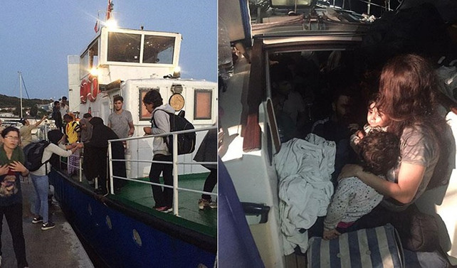 İzmir'de 160 kaçak göçmen yakalandı