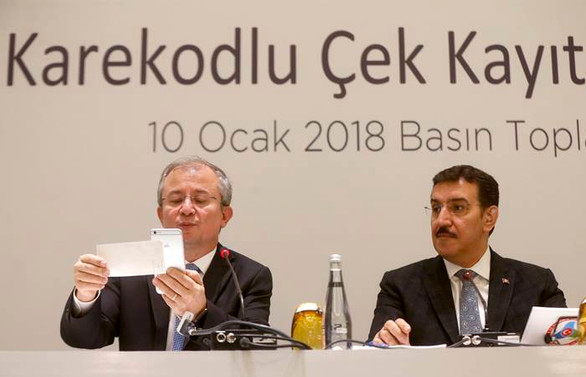 Karekodlu Çek'e Kayıt Sistemi özelliği geldi