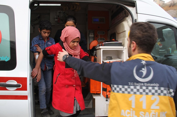 Hakkari'de 176 öğrenci hastaneye kaldırıldı