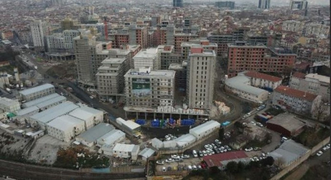 Bir zamanların ünlü cezaevinde şimdi dev bloklar yükseliyor