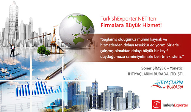 TurkishExporter.NET'ten Firmalara Büyük Hizmet!