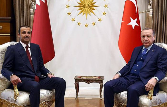 Erdoğan Katar Emiri ile görüştü