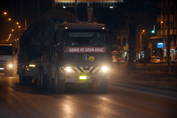 Sınırda askeri hareketlilik