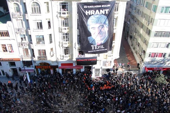 Hrant Dink ölümünün 11. yılında anıldı