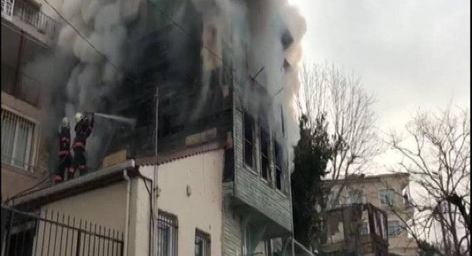 Üsküdar'da yangın