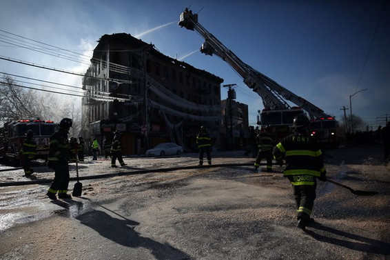 ABD'de yangın: 16 yaralı