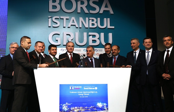 Borsada gong, Trabzon Limanı için çaldı