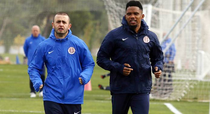Antalyaspor'da Eto'o sahada