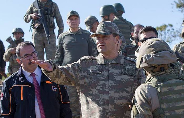 2. Ordu Komutanı Burseya Dağı'nda