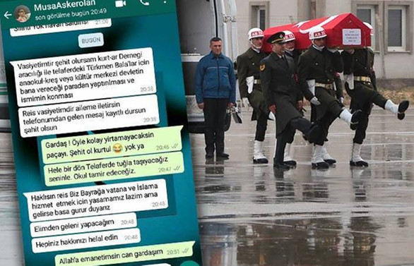 Şehit Özalkan'ın vasiyeti için ilk kazma vuruldu