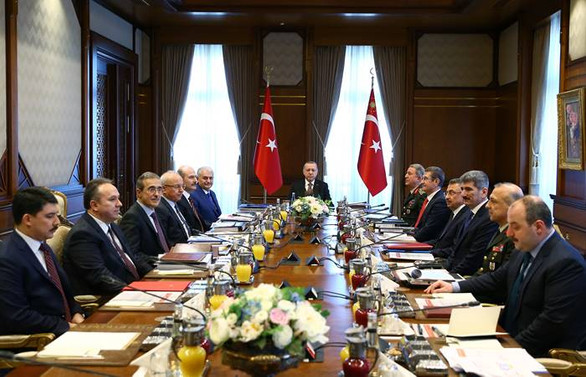 Erdoğan başkanlığında ilk savunma toplantısı