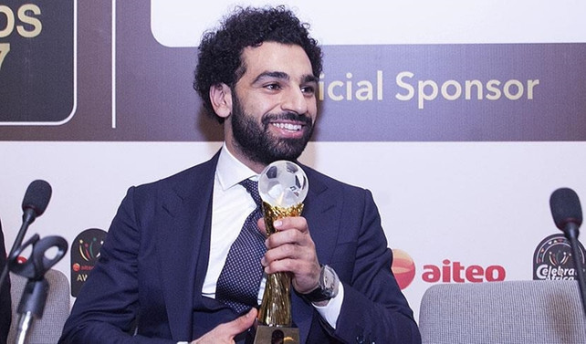 2017'nin en iyi Afrikalı futbolcusu Salah