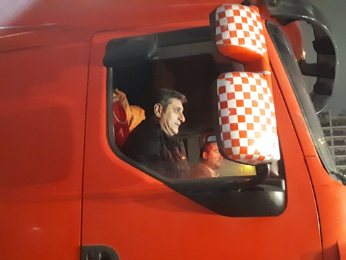 CHP'li vekillerin kullandığı TIR Ankara'ya ulaştı