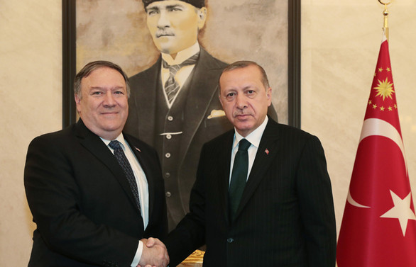 Erdoğan ve Pompeo 40 dakika görüştü