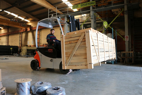Konya'da üretilen forklift için 49 ülkeden bayilik talebi geldi