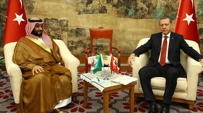 Erdoğan, Muhammed bin Selman'la görüştü